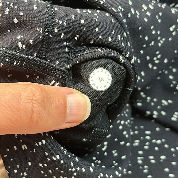 Lululemon Wunder Under High-Rise 7/8 Tight *25" Magnetized Jacquard Black White - Picture 4 of 4